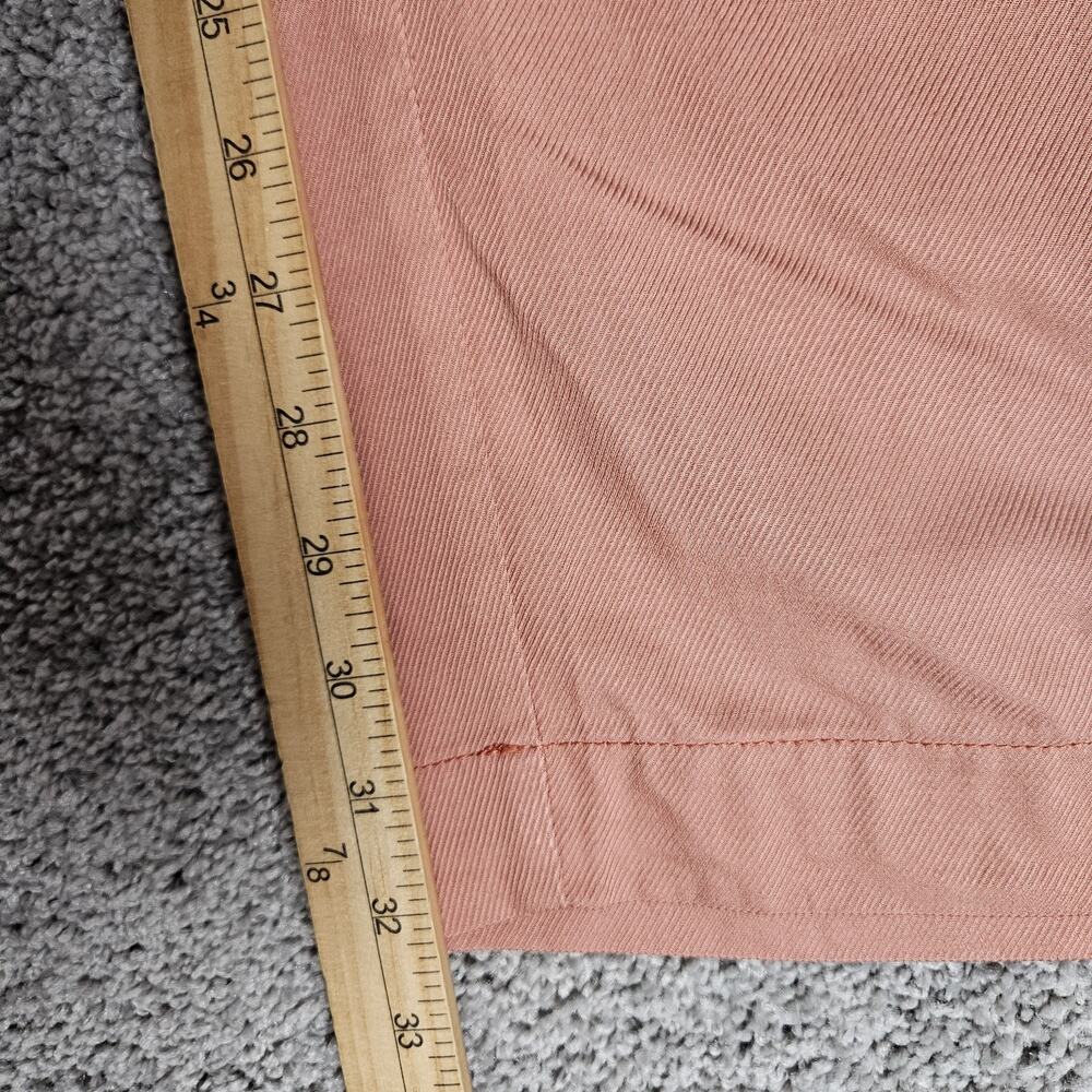 Madewell Pants Womens 12 Tall Neale Straight Leg Drapeweave High Rise Pleated - Picture 11 of 13